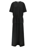 Black Cotton Long Dress