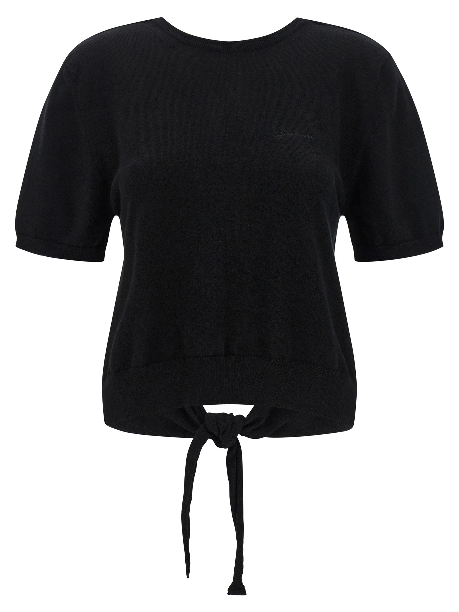 Black Organic Cotton Cardigan