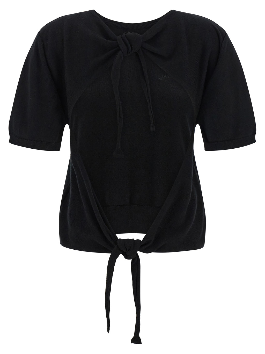 Black Organic Cotton Cardigan