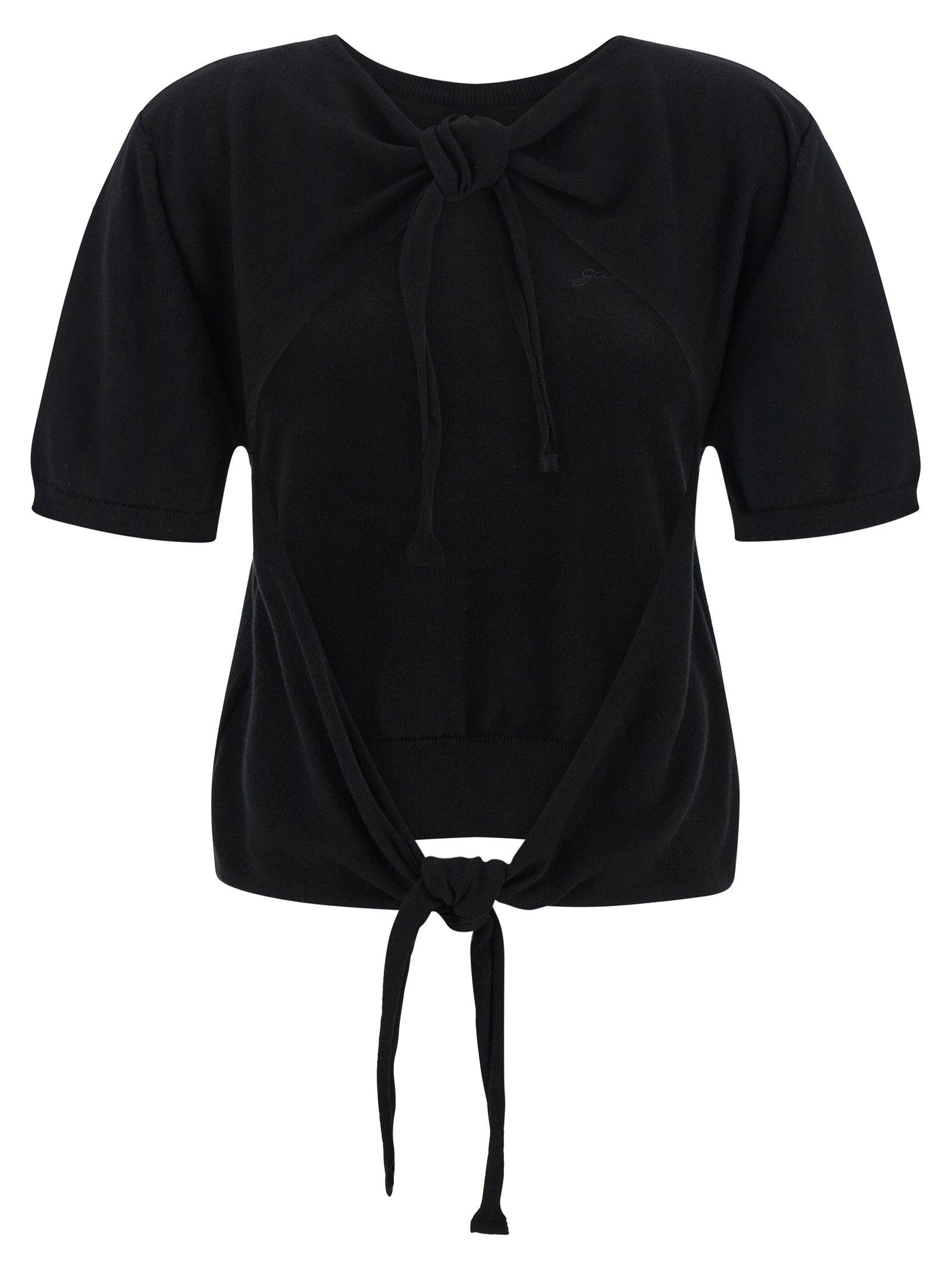 Black Organic Cotton Cardigan