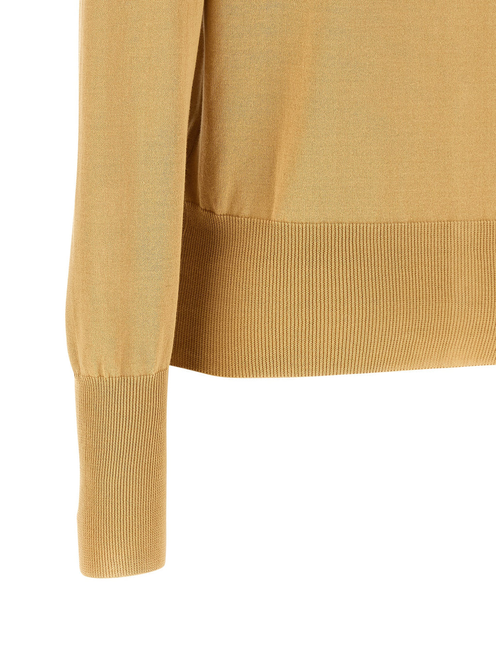 Beige Cotton Cardigan