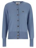 Blue Cotton Cardigan