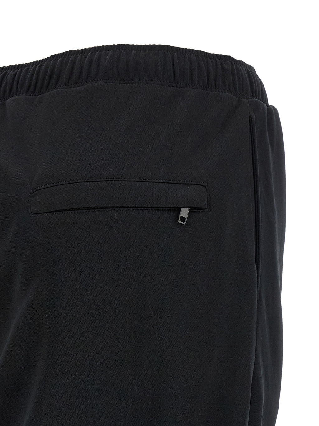 Black Polyester Long Skirt