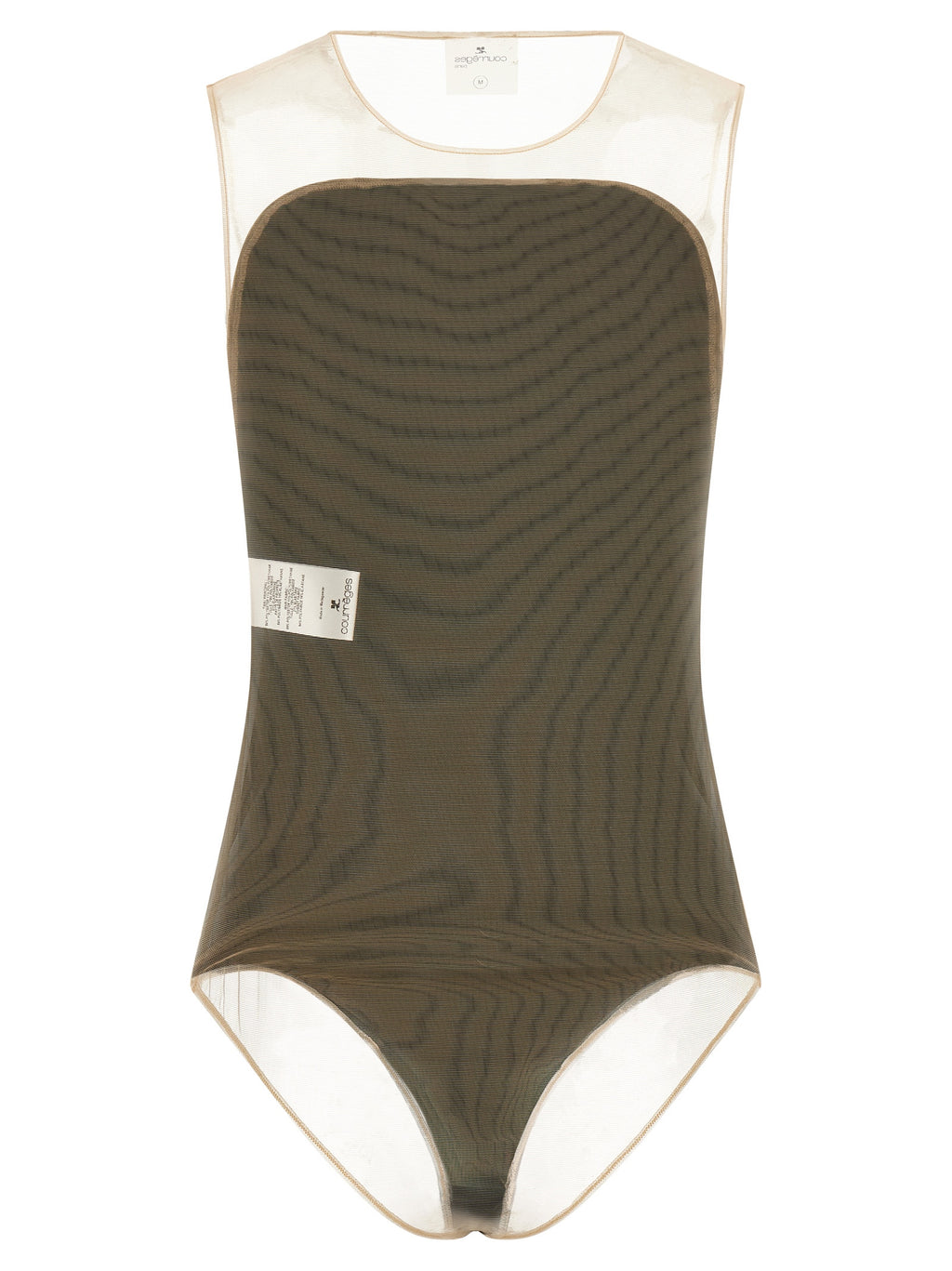 Black Polyester Bodysuit