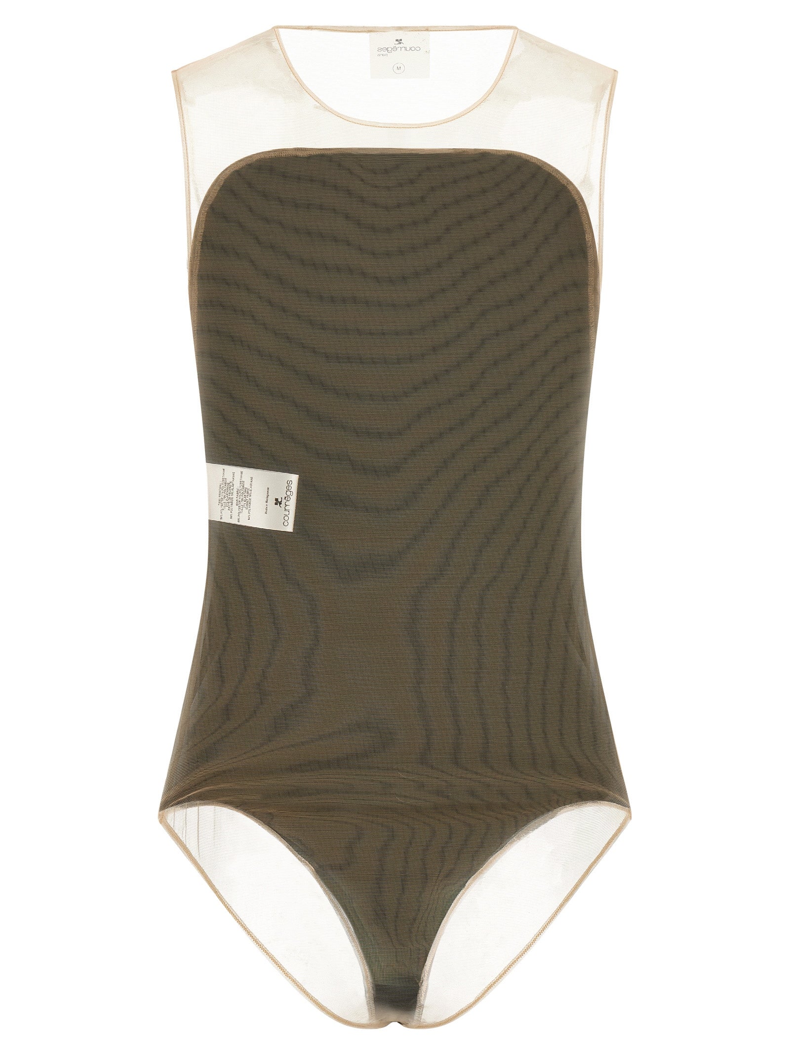 Black Polyester Bodysuit