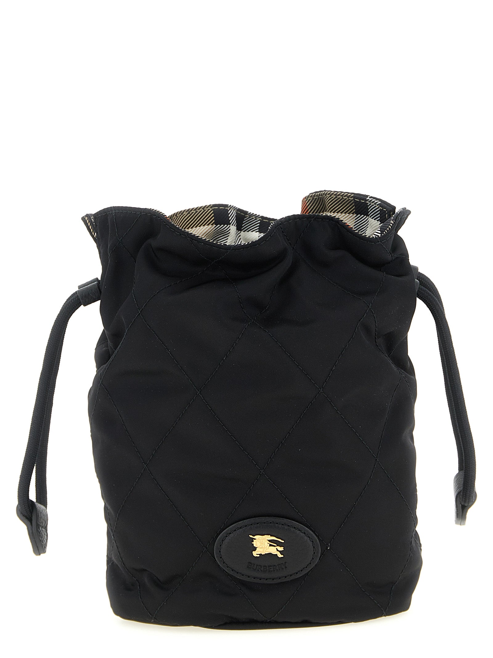 Black Polyamide Clutch Bag