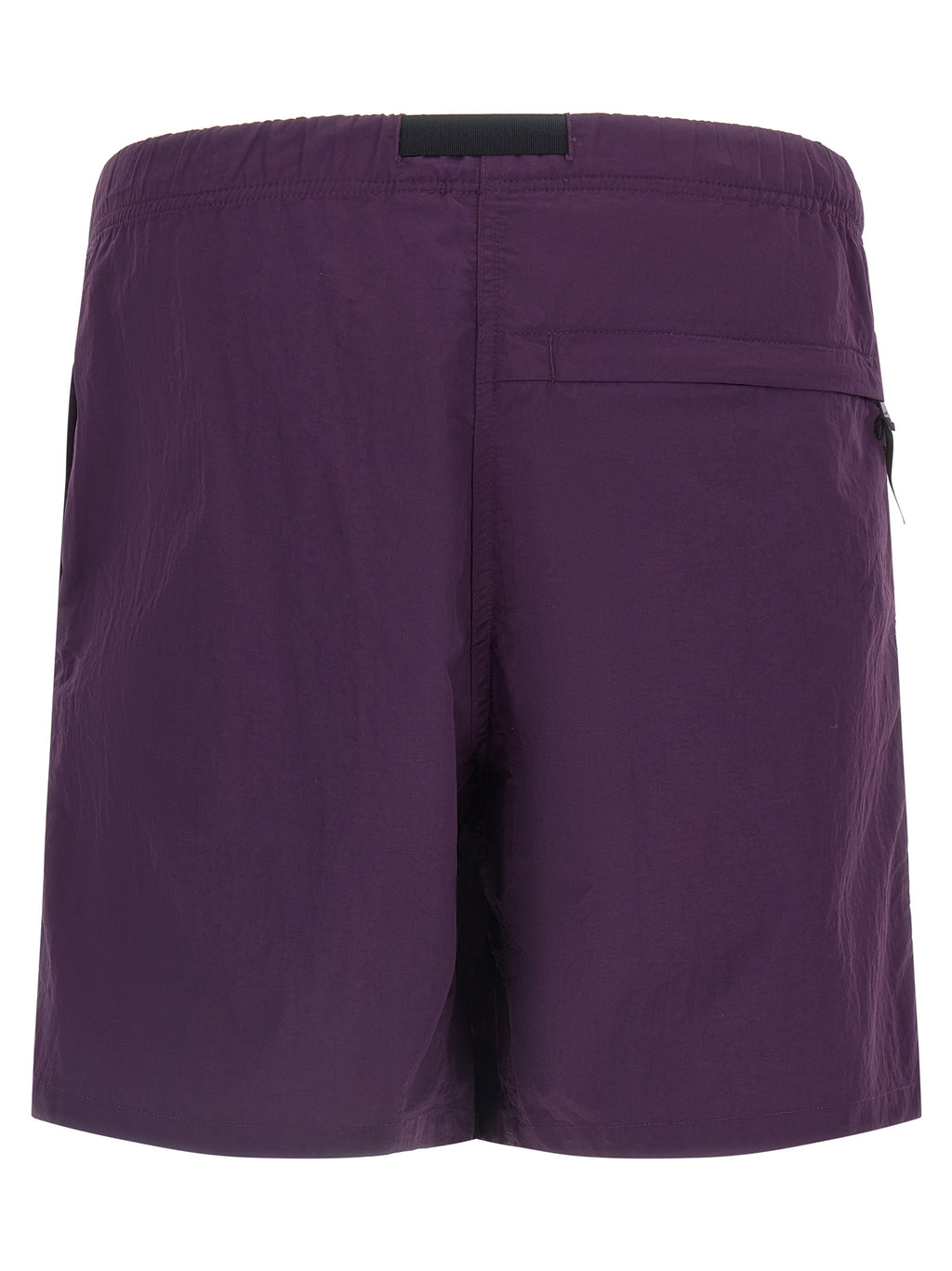 Purple Nylon Bermuda Shorts