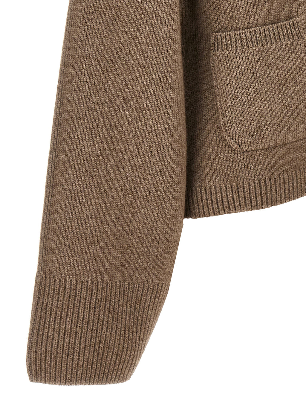 Brown Cashmere Cardigan