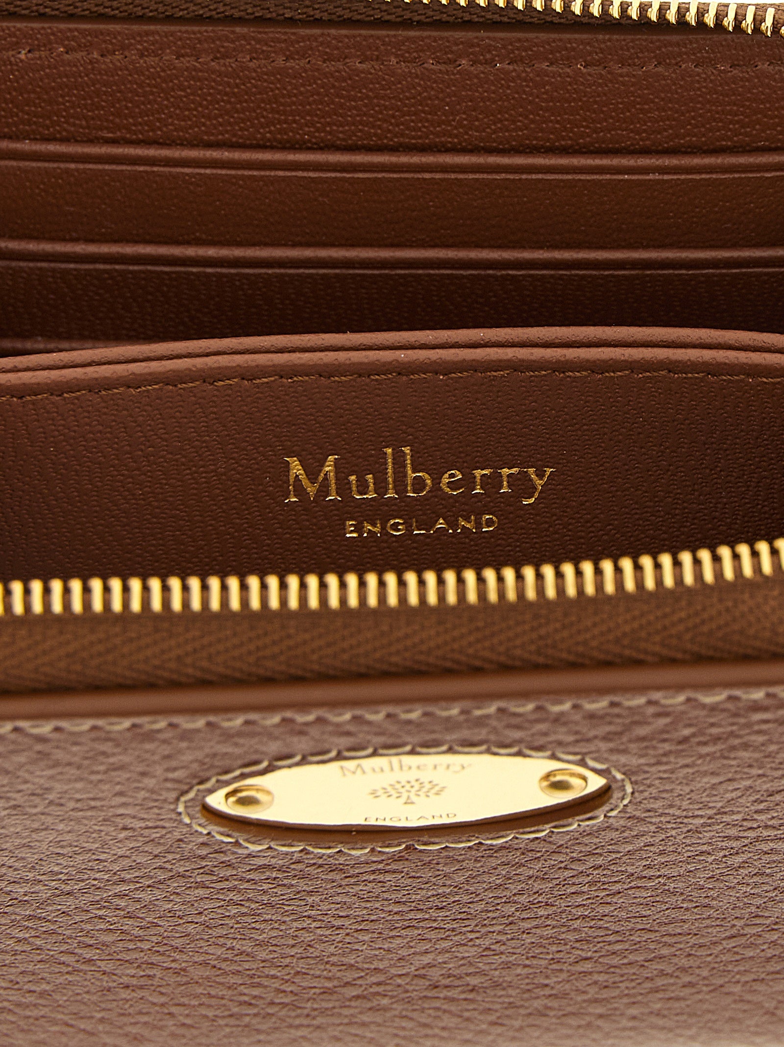 Brown Bovine Leather Cardholder