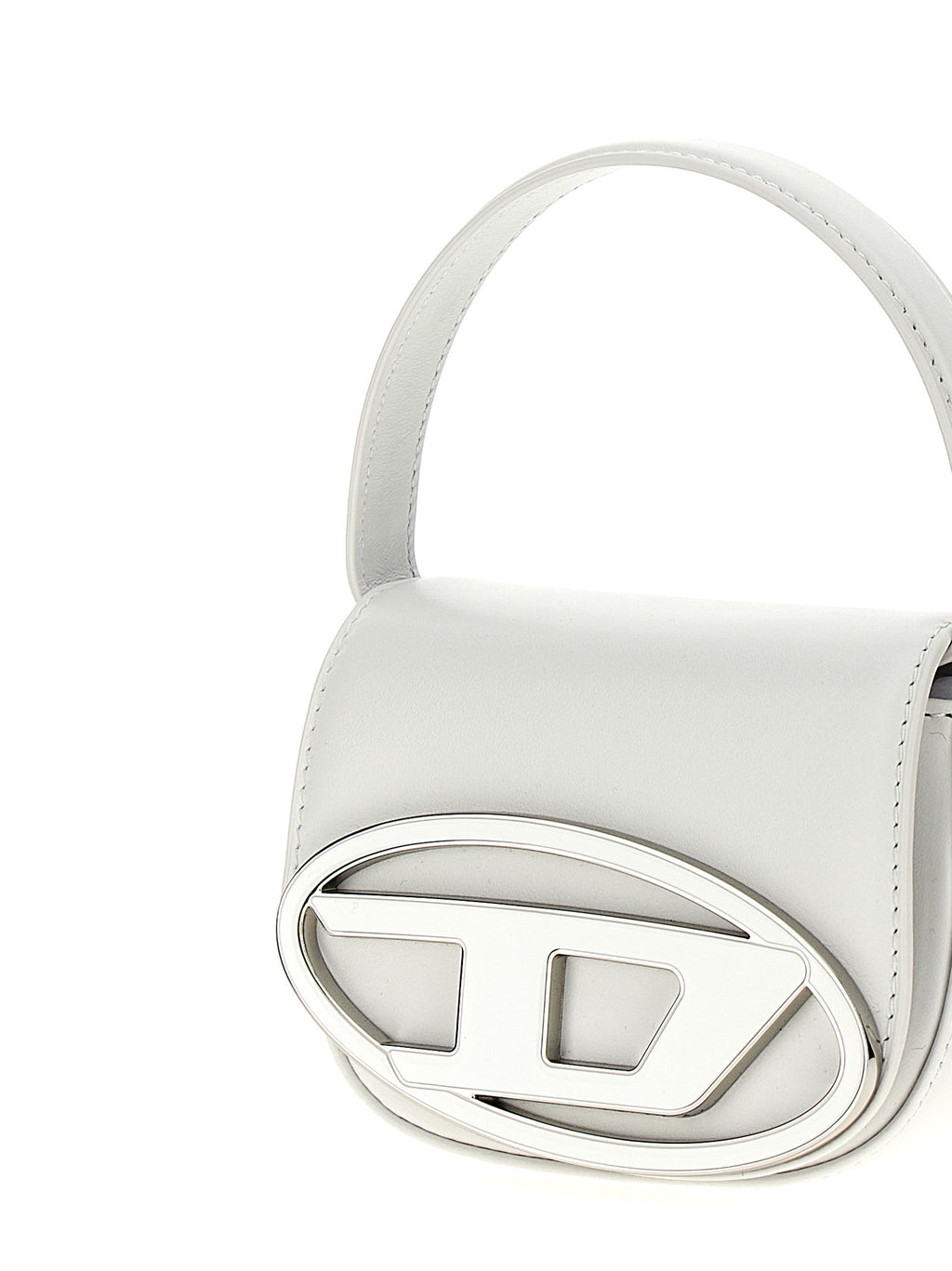 White Cowhide Handbag