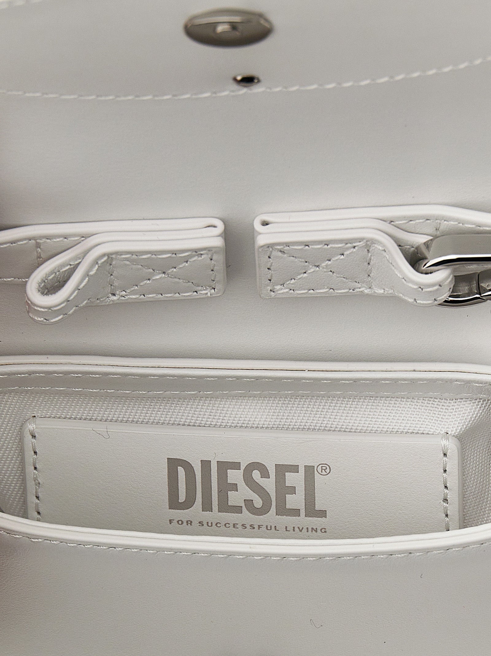 White Cowhide Handbag