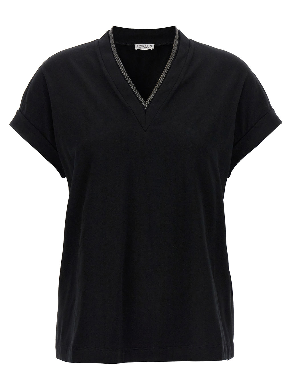 Black Cotton T-Shirt