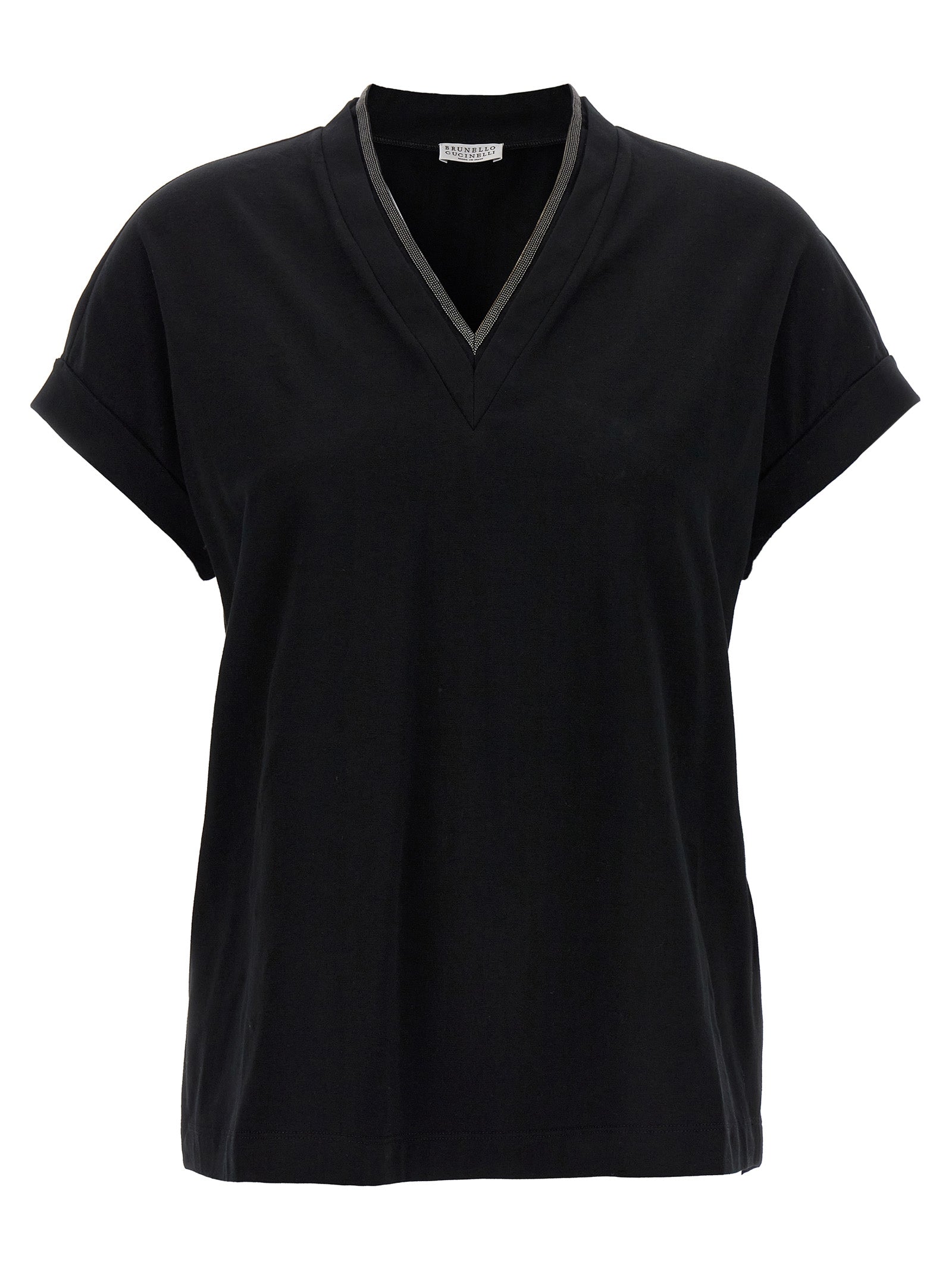 Black Cotton T-Shirt