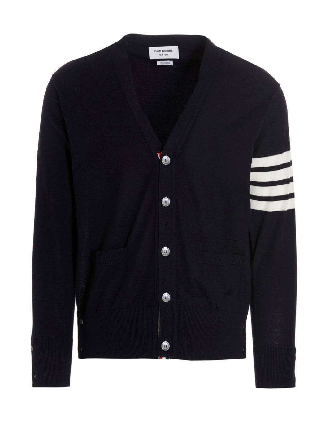 Blue Merino Wool Cardigan