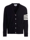 Blue Merino Wool Cardigan