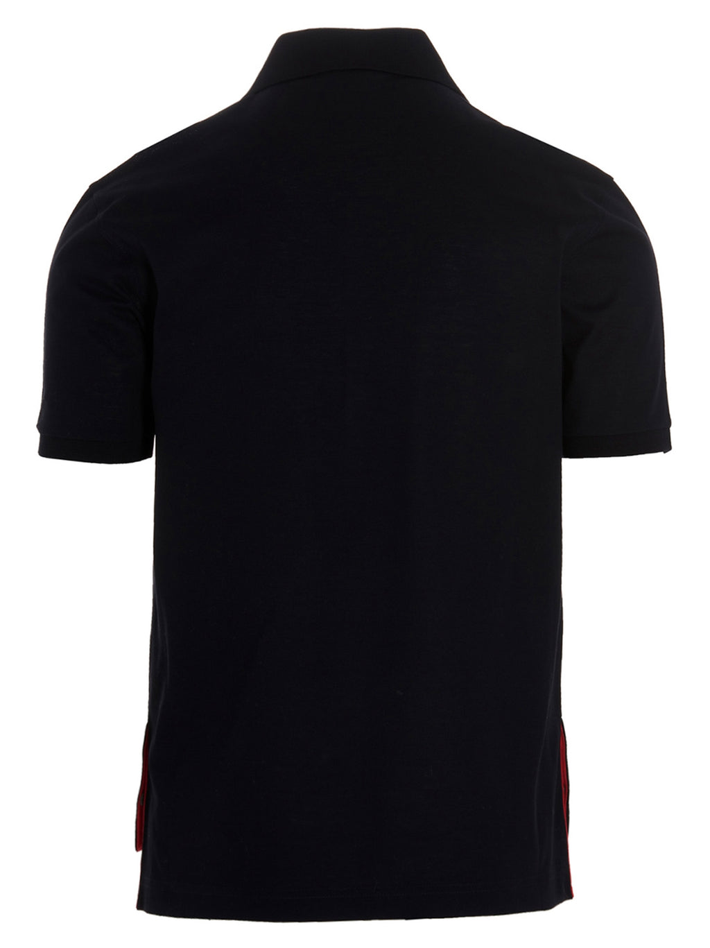 Blue Cotton Polo Shirt