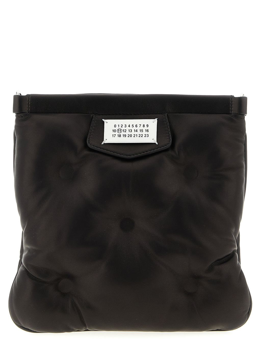 Black Lambskin Crossbody Bag