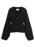 Black Cashmere Cardigan