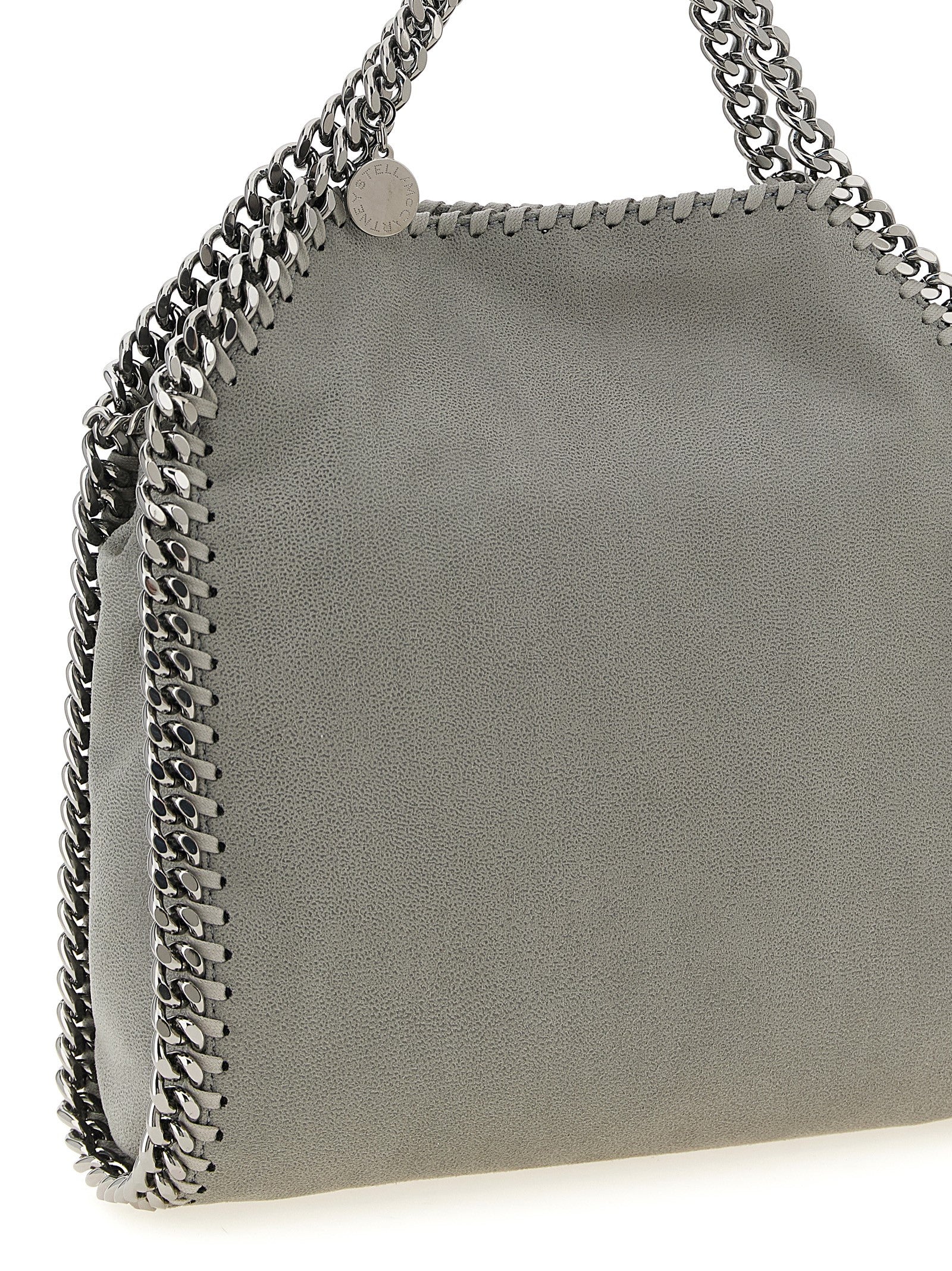 Gray Polyester Handbag