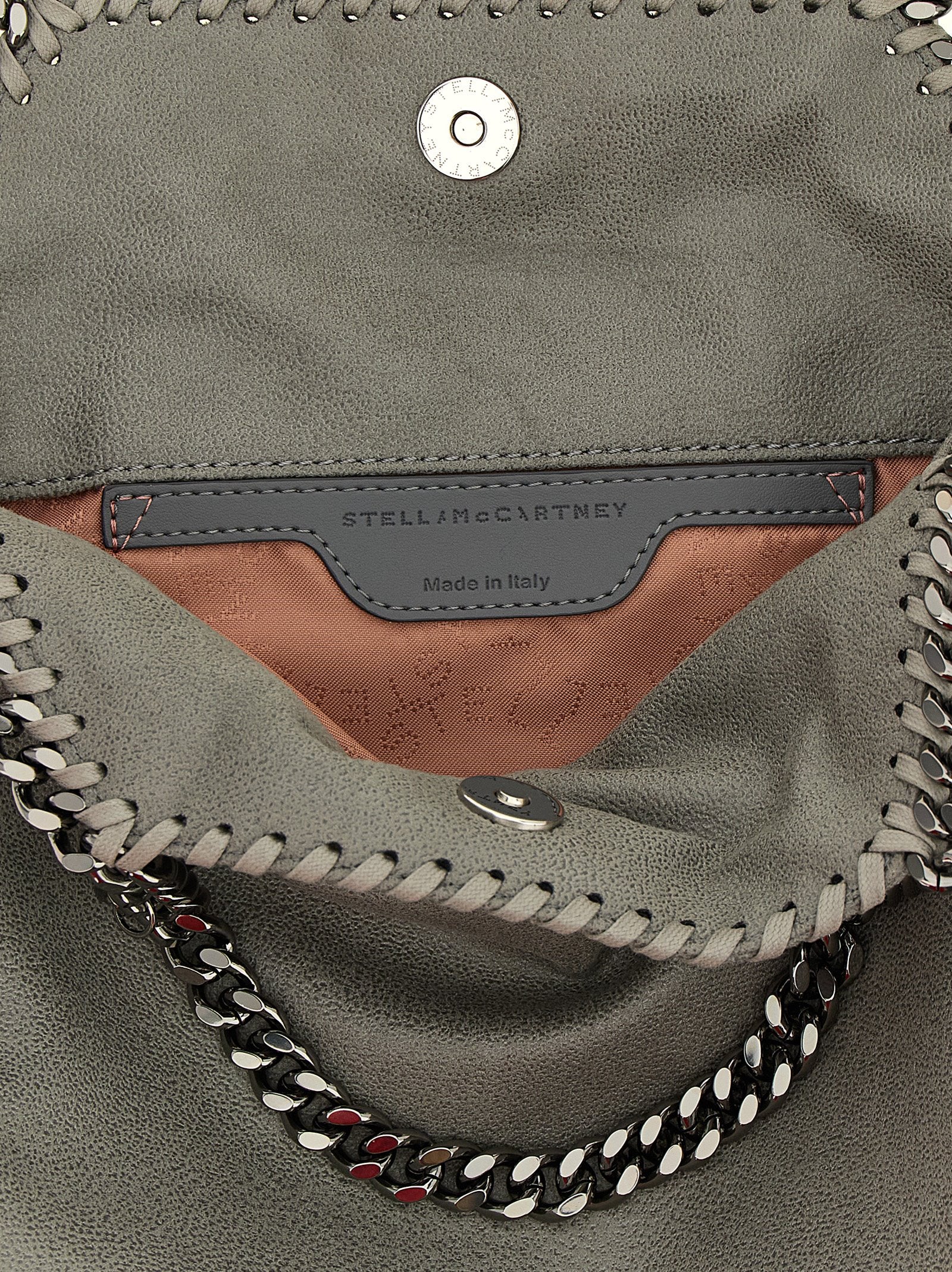 Gray Polyester Handbag