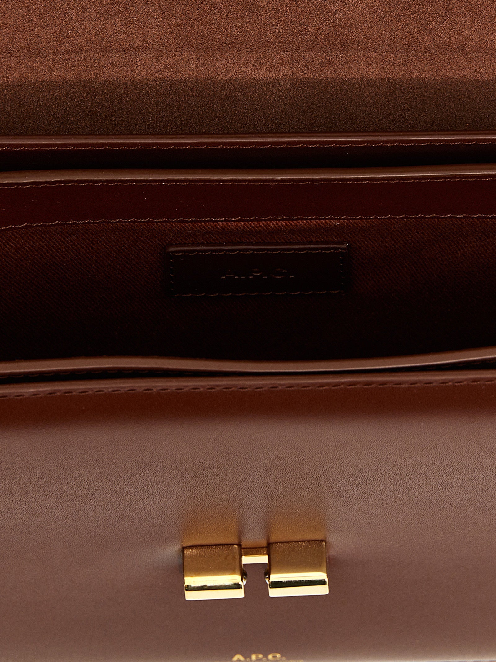 Brown Cowhide Crossbody Bag