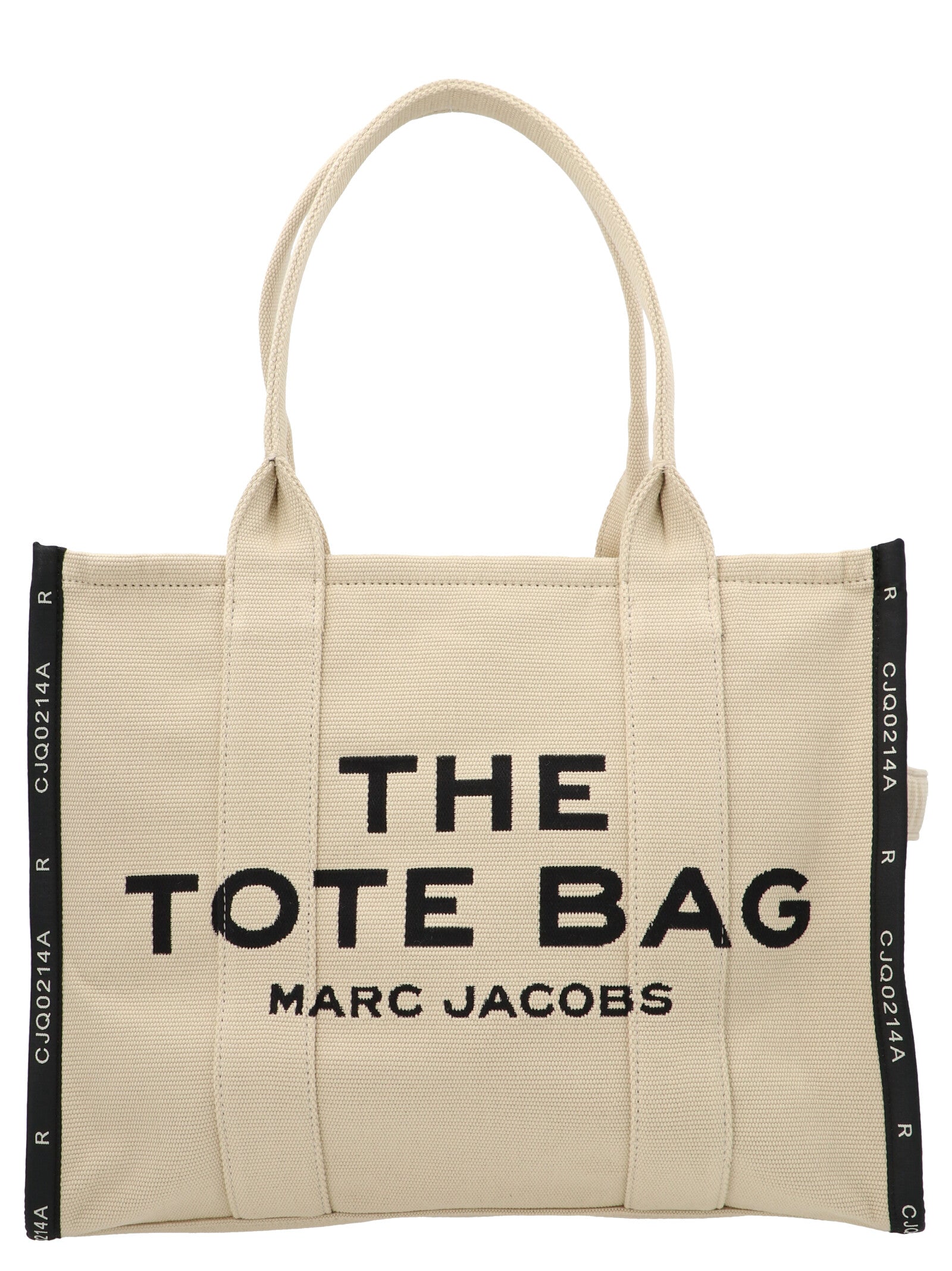 Beige Cotton Tote Bag