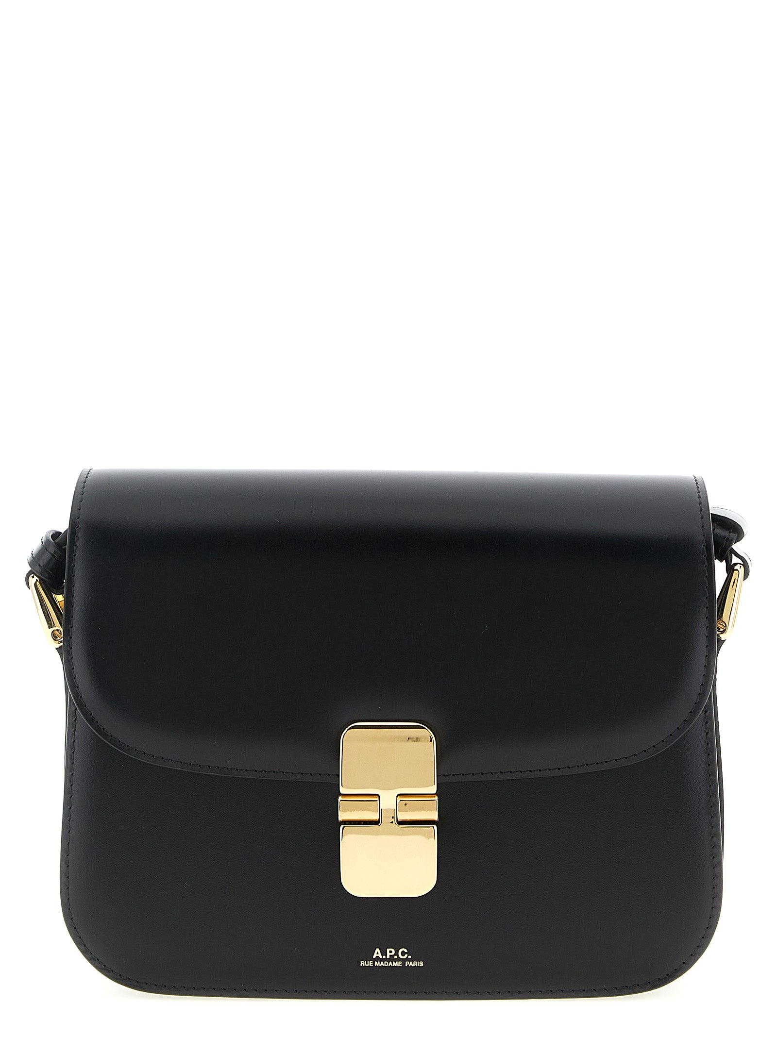Black Cowhide Crossbody Bag