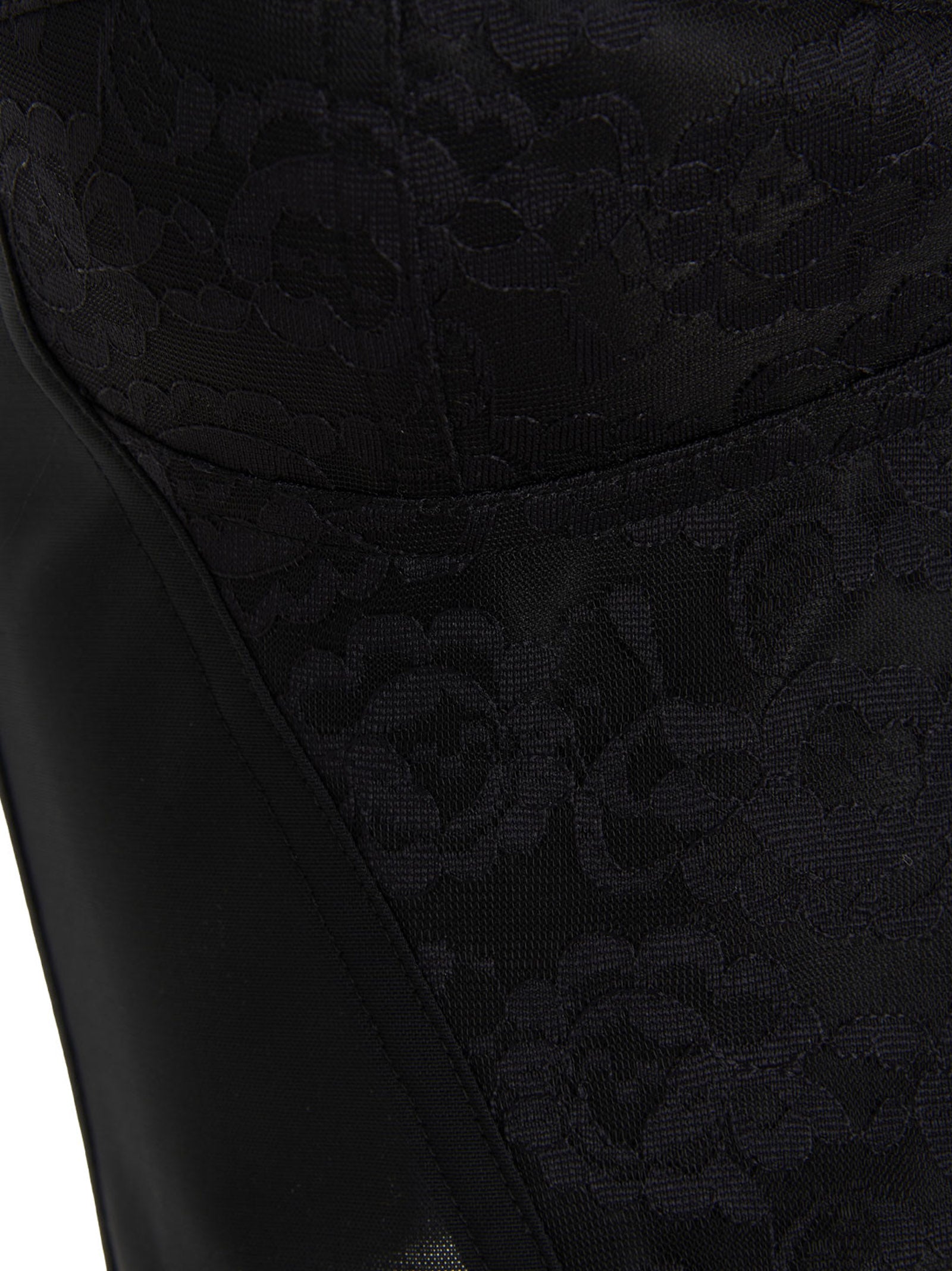 Black Polyamide Tank Tops