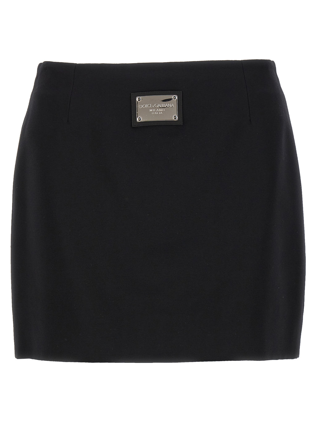 Black Viscose Long Skirt