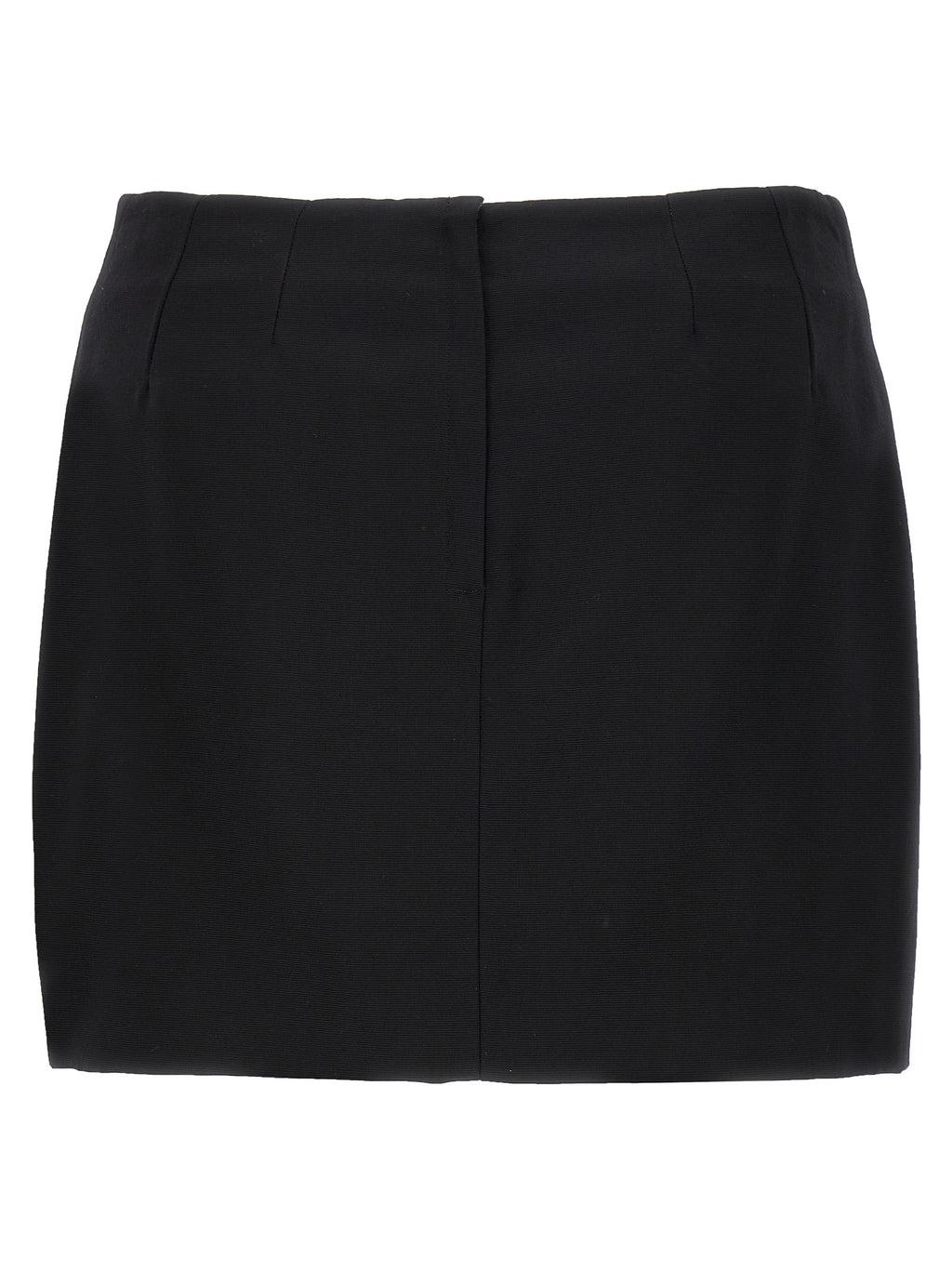 Black Viscose Long Skirt