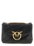 Black Lamb Leather Crossbody Bag