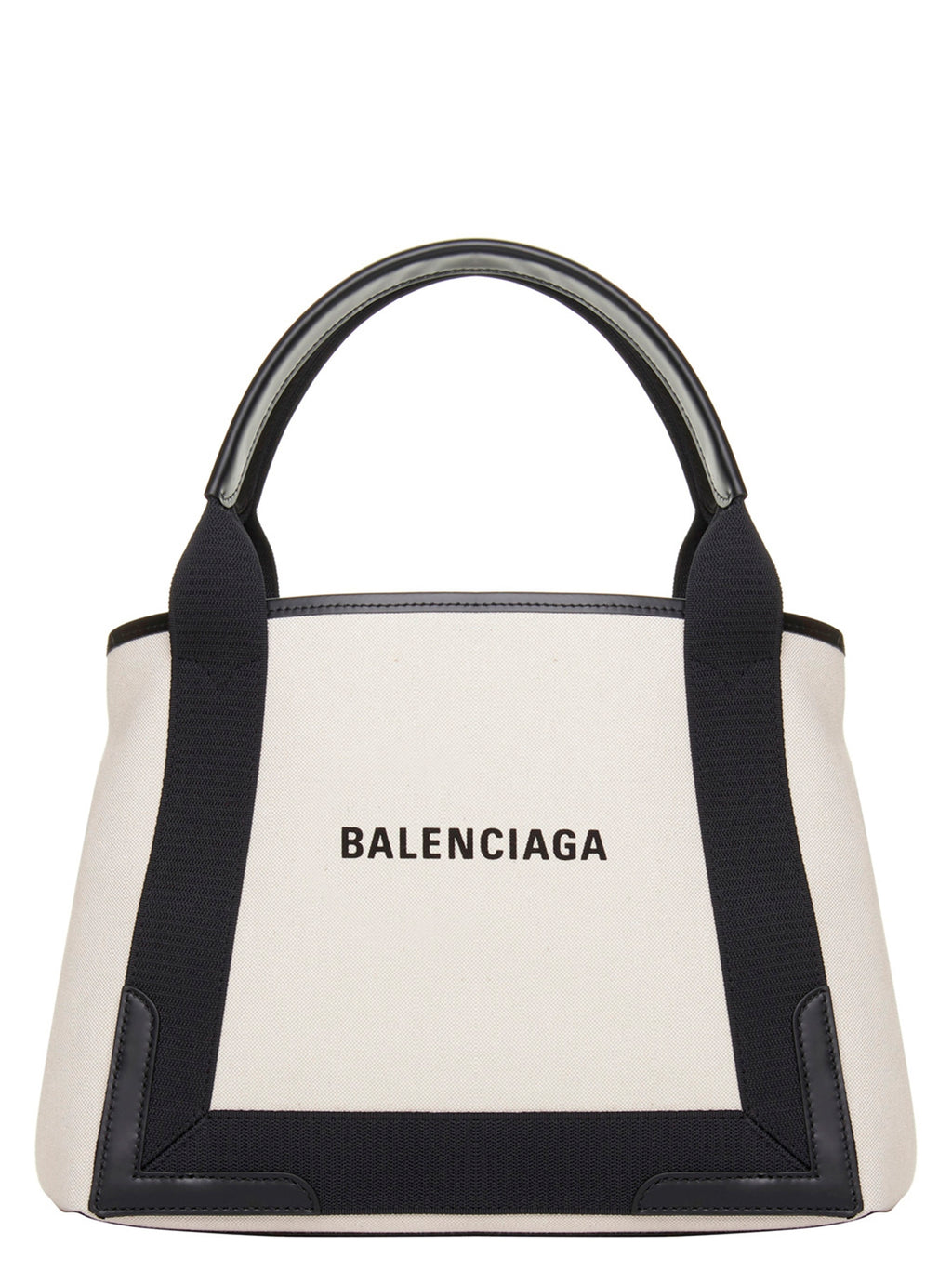 Bicolor Canvas Tote Bag