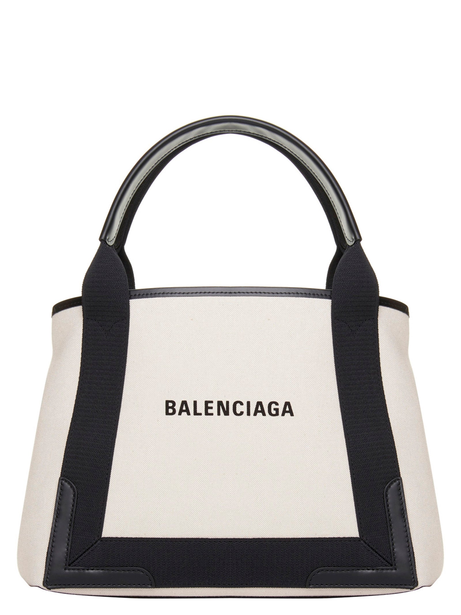 Bicolor Canvas Tote Bag