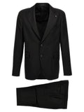 Black Virgin Wool Two-Piece Suit