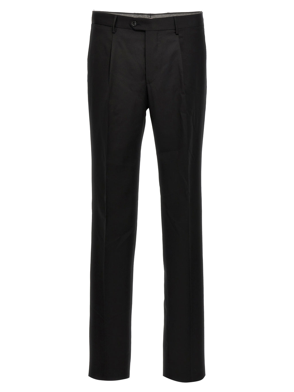 Black Virgin Wool Two-Piece Suit
