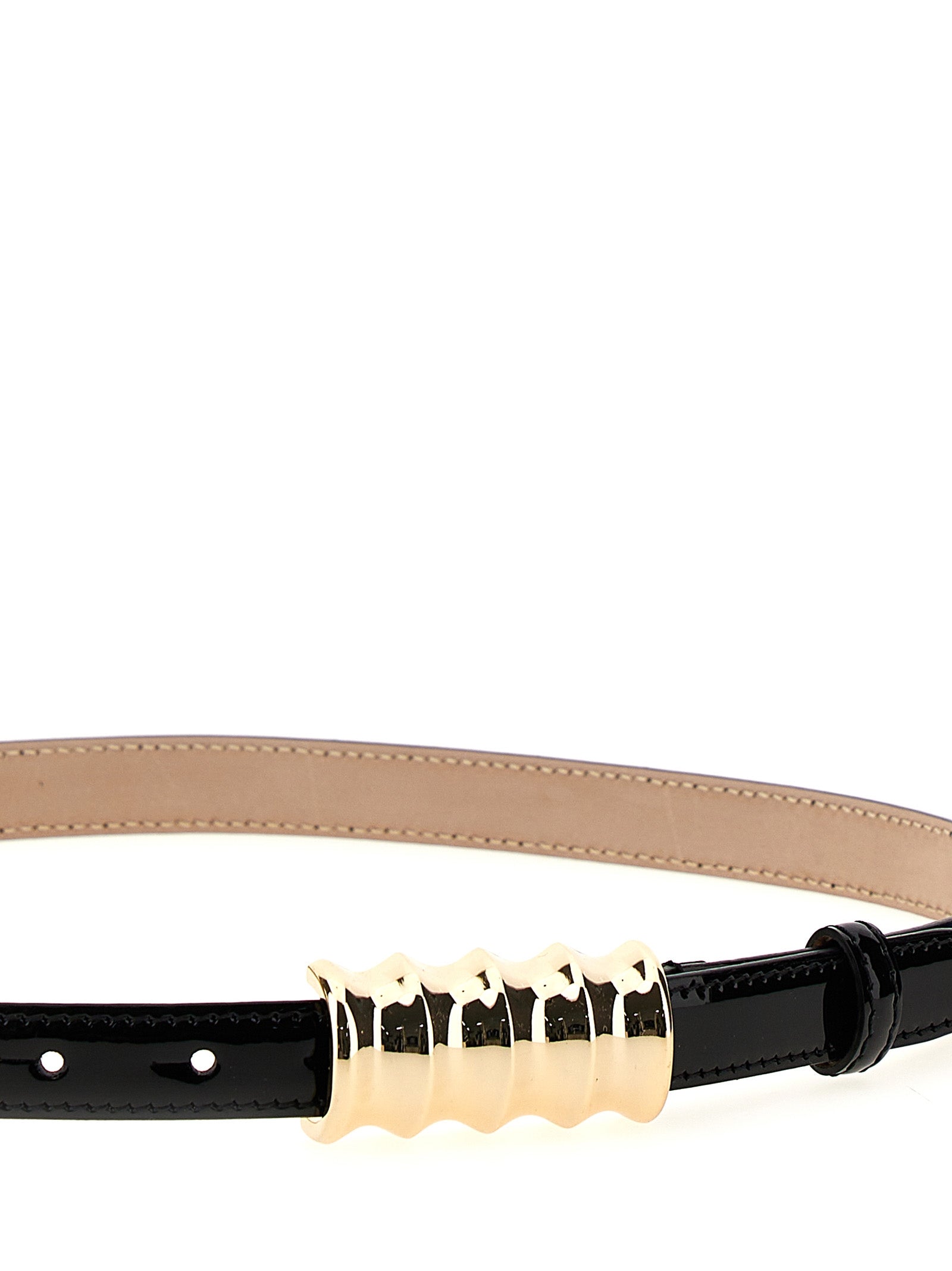 Black Calfskin Regular Belt