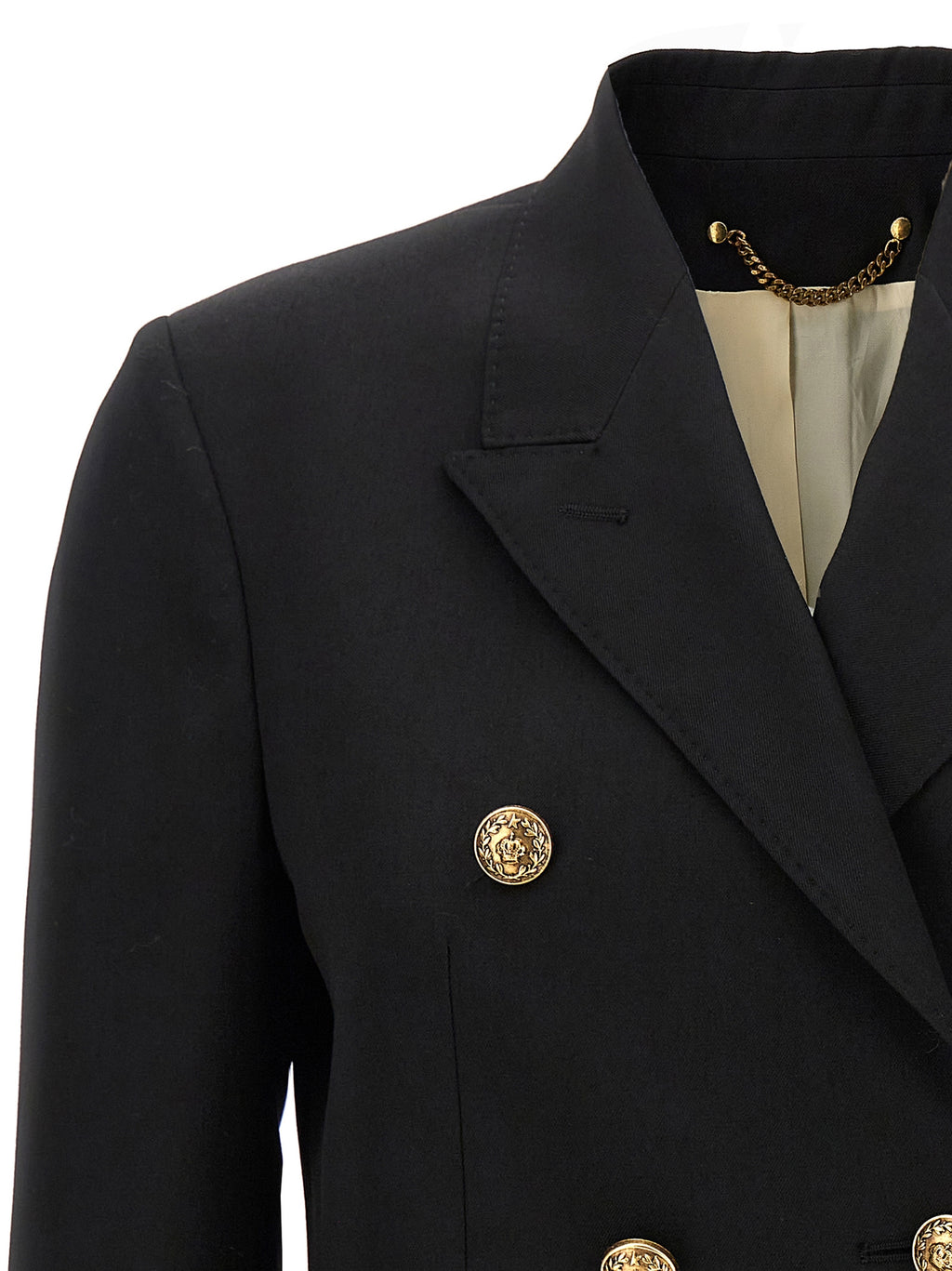 Black Virgin Wool Blazer