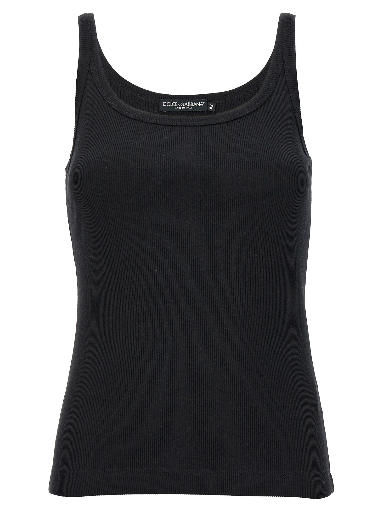 Black Cotton Tank Tops