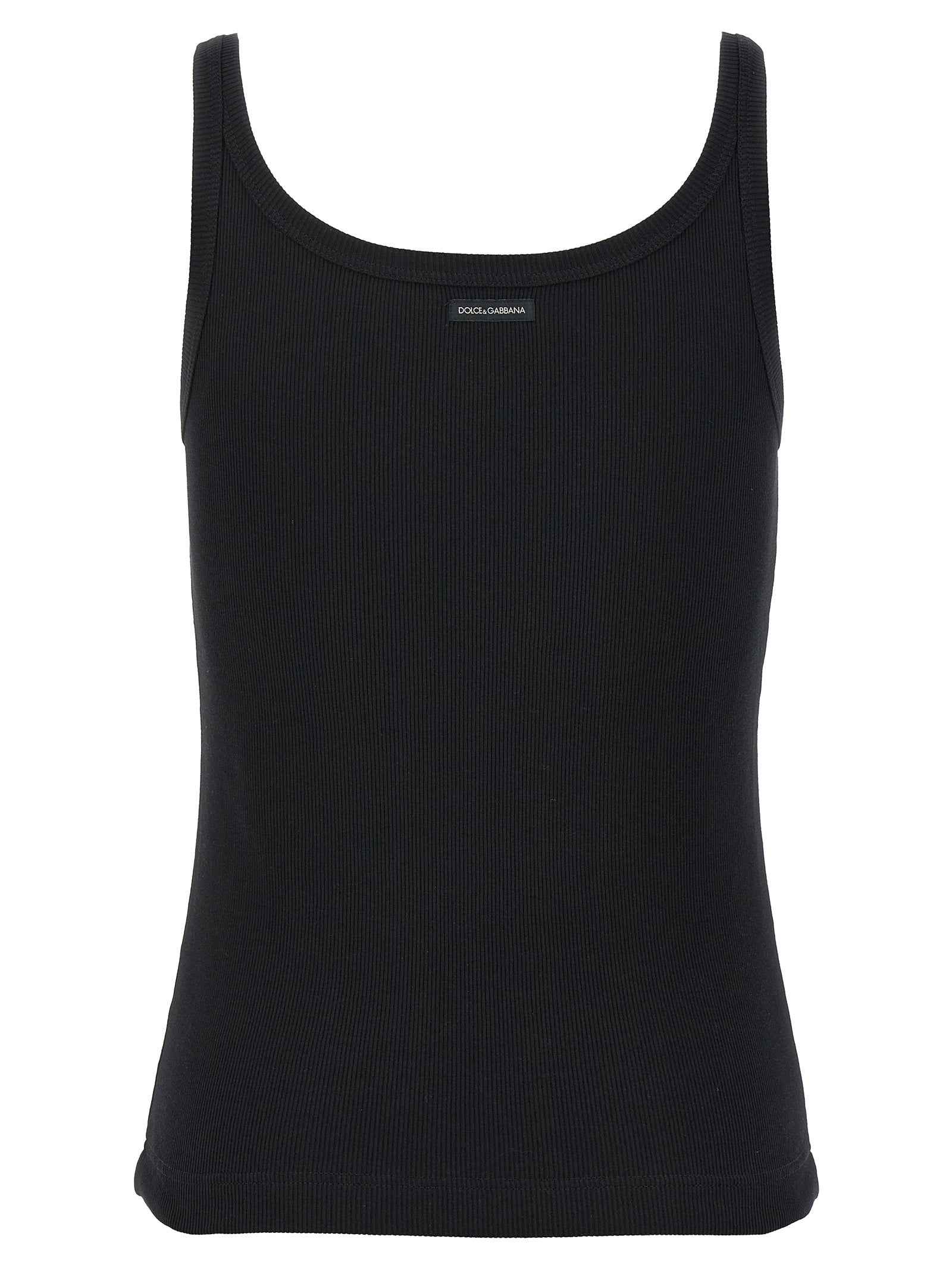 Black Cotton Tank Tops