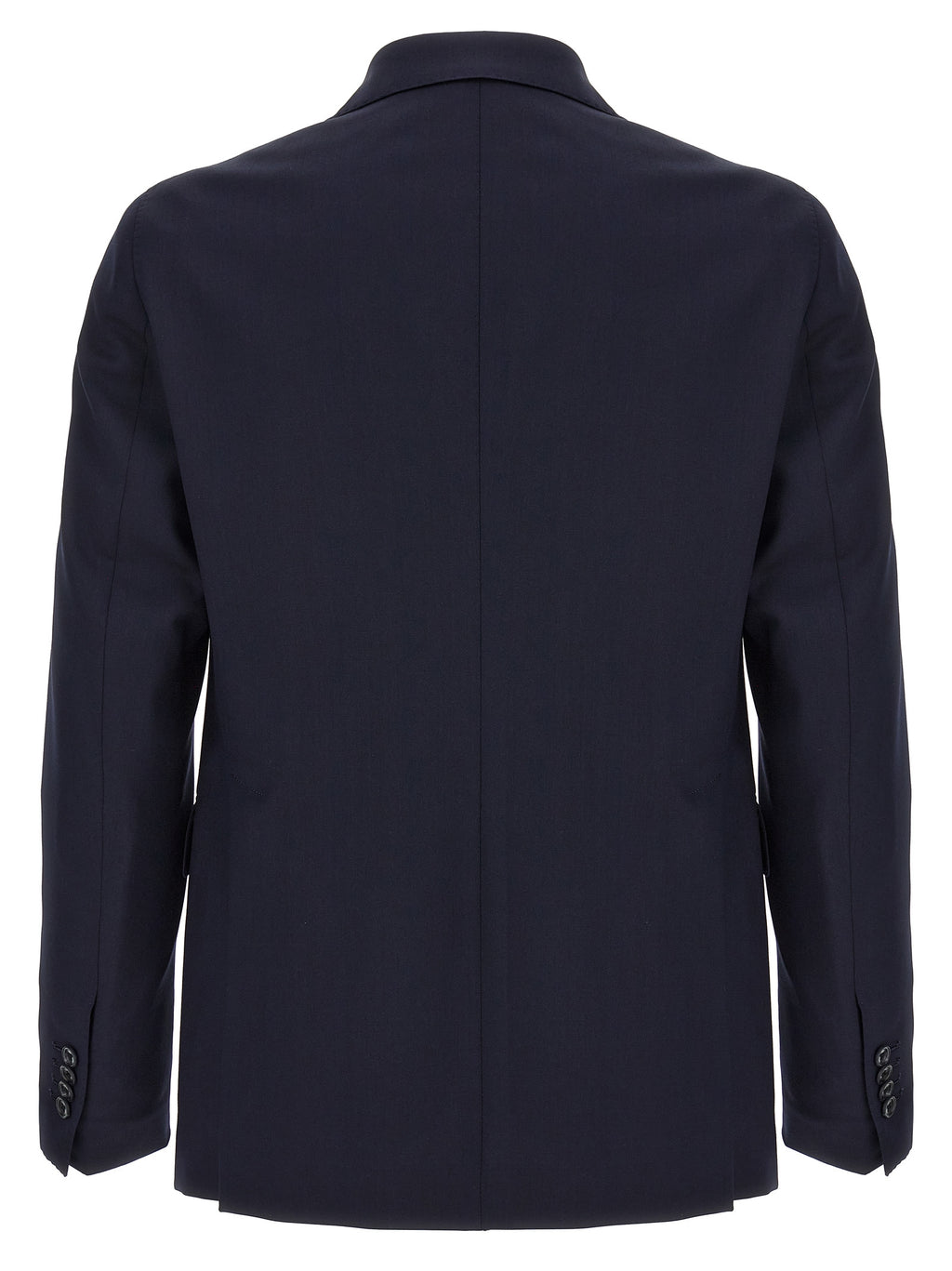 Blue Virgin Wool Two-Piece Suit