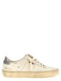 White Lamb Leather Low Top Sneakers
