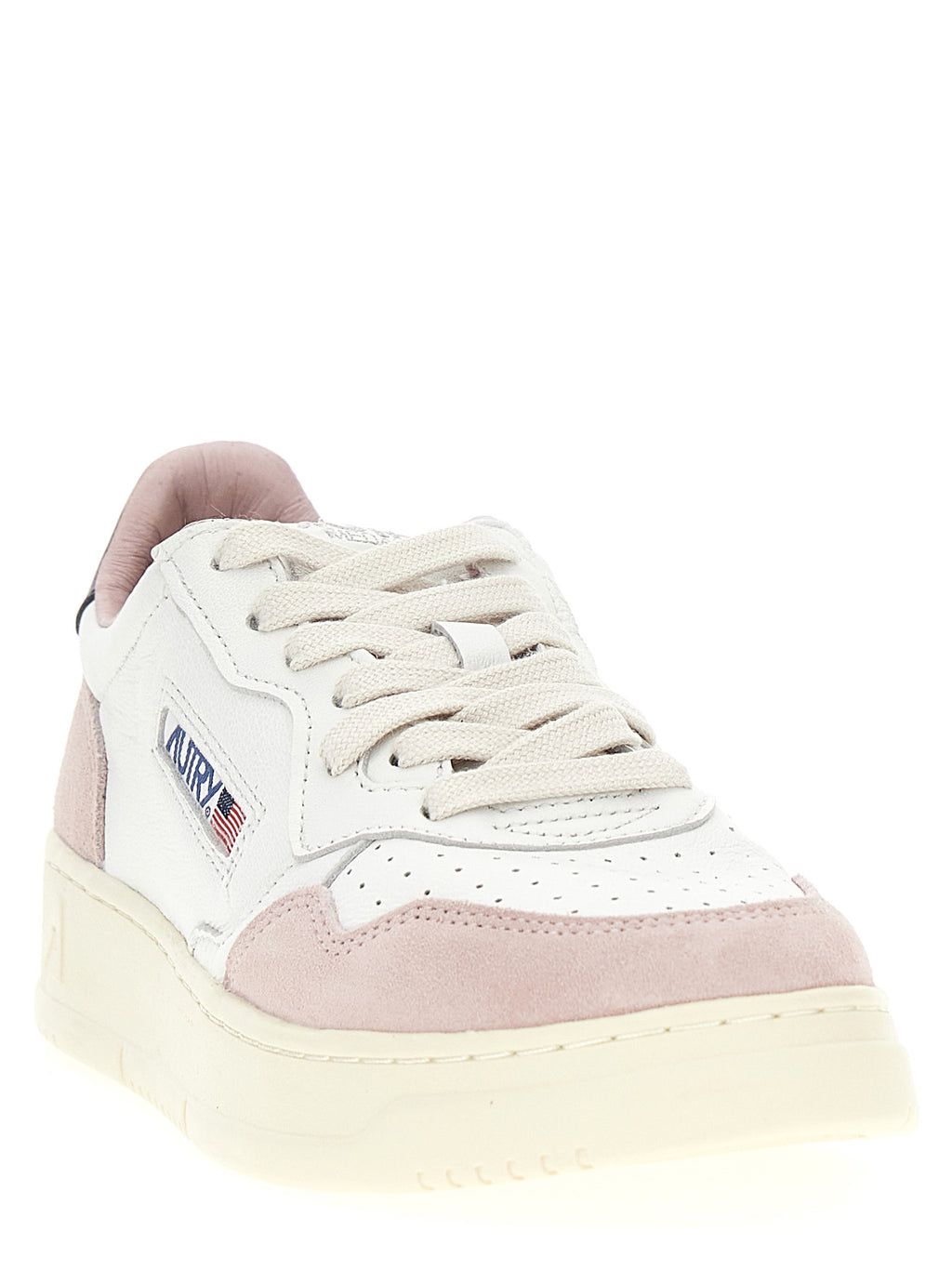 Multicolor Leather Low Top Sneakers