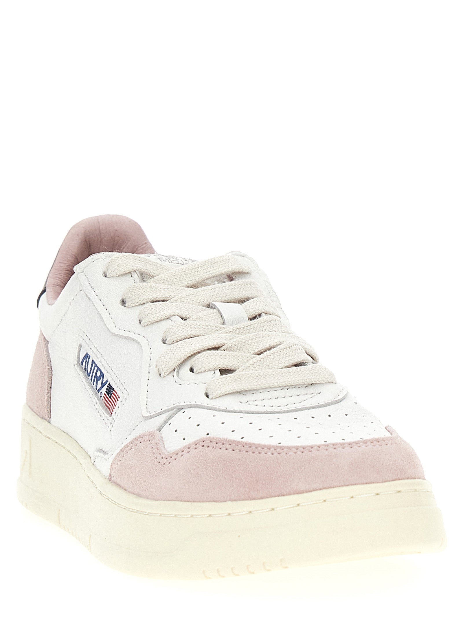 Multicolor Leather Low Top Sneakers