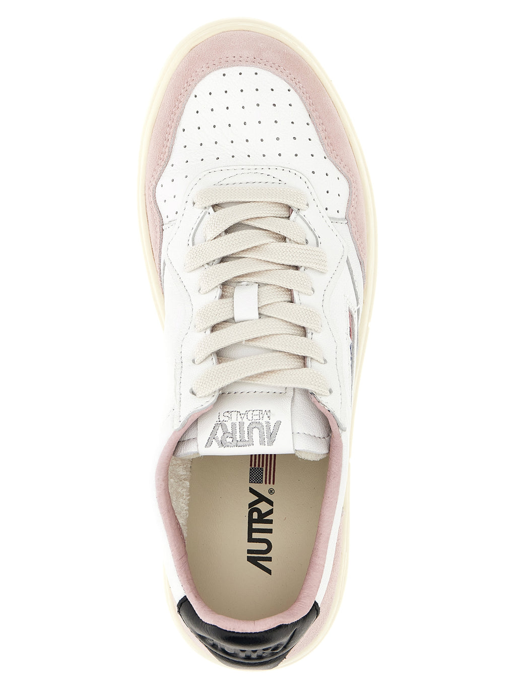 Multicolor Leather Low Top Sneakers