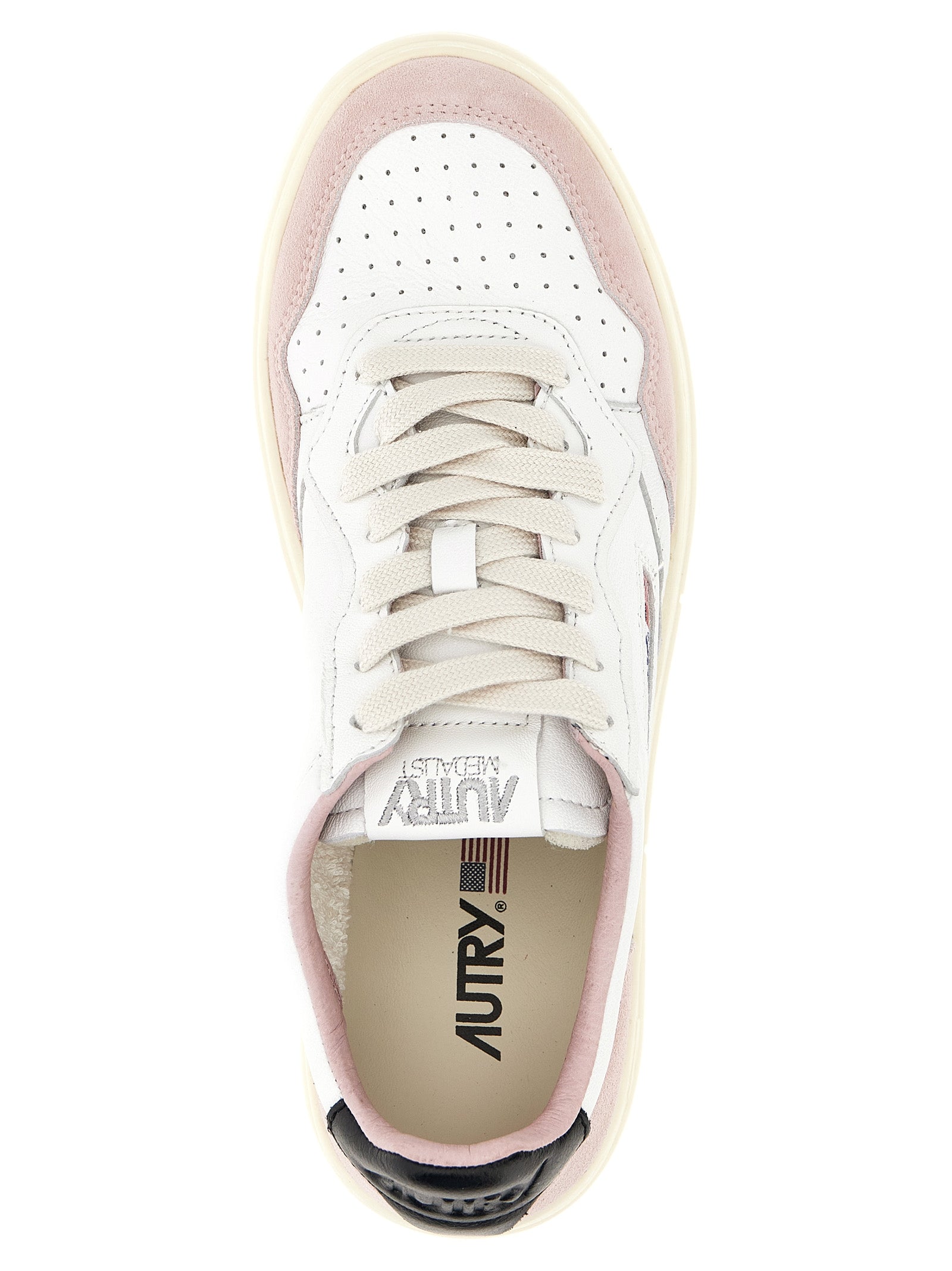 Multicolor Leather Low Top Sneakers