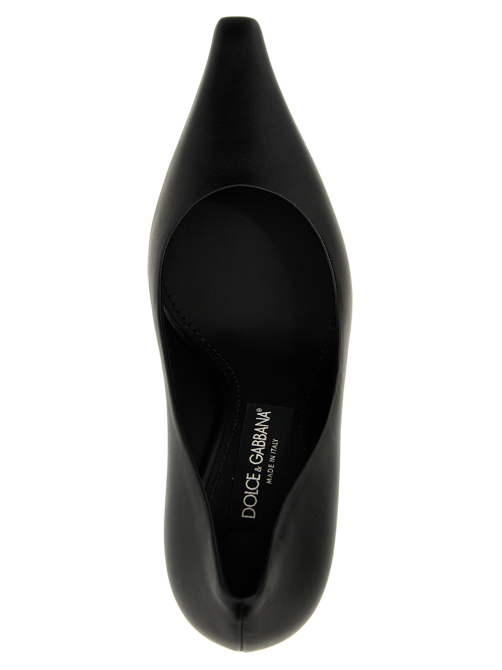 Black Lamb Leather High Heel Pumps