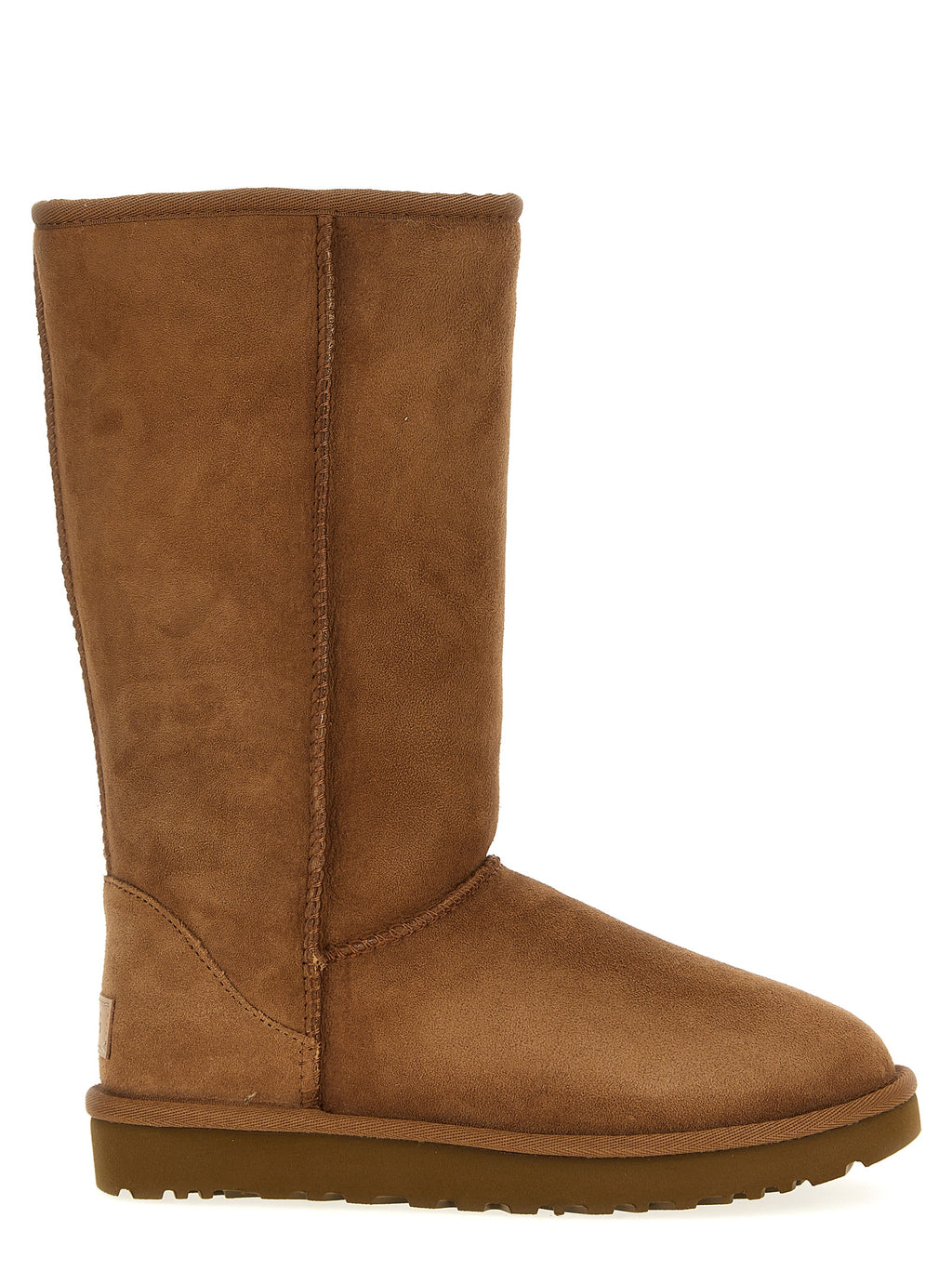 Brown Suede Leather Over The Knee