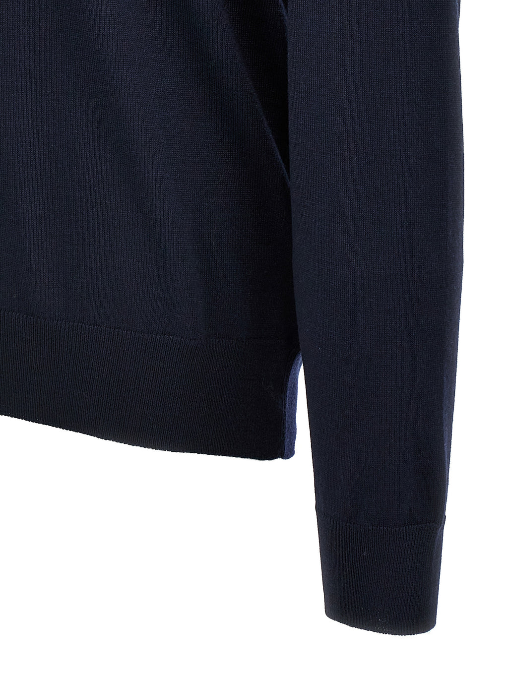 Blue Virgin Wool Cardigan
