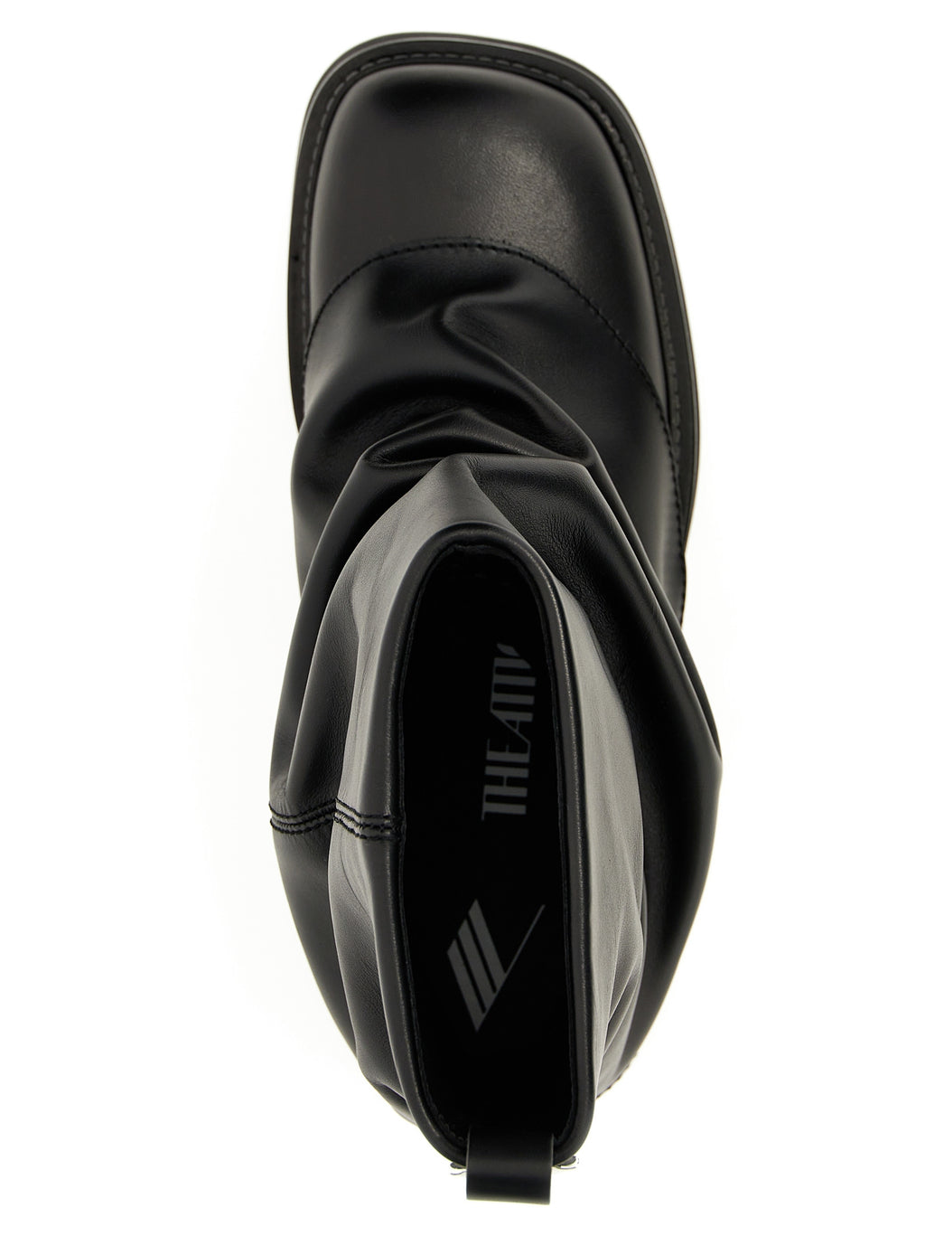 Black Calfskin Ankle Boots