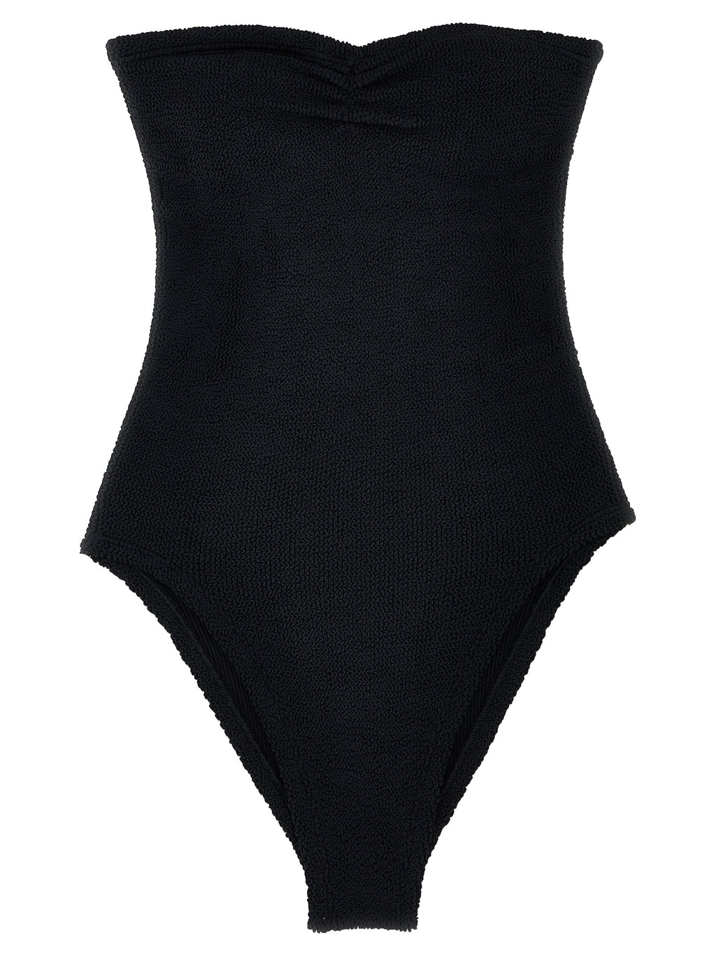 Black Polyamide One-Piece Swimsuit